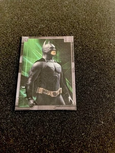 BATMAN BEGINS EMBOSSED FOIL CARD #4 CHASE CARD 2005 TOPPS DC COMICS - Picture 1 of 2