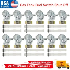 Lots of Shut Off Valve Gas Fuel Tank Pump Petcock Switch For Gasoline Generator - Picture 1 of 5