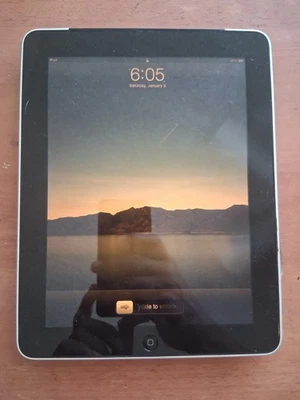 Apple iPad 1st Gen. 64GB, Wi-Fi, 9.7in - Black - Image 1 of 4