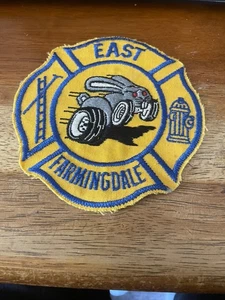 East farmingdale Long Island New York fire fighter patch early bx 12#2 - Picture 1 of 2
