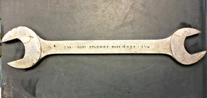 Llave de extremo abierto Plvmb 3051 1-1/4, 1-1/16, 12" de largo, plomada de EE. UU. - Imagen 1 de 6