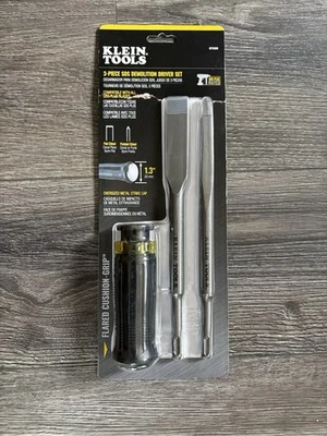 Klein Tools 32753SD SDS Juego de controladores de demolición, 3 piezas Foto 1 de 2