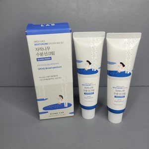 2x NEW ROUND LAB Birch Juice Moisturizing Sunscreen SPF 45 - Picture 1 of 3