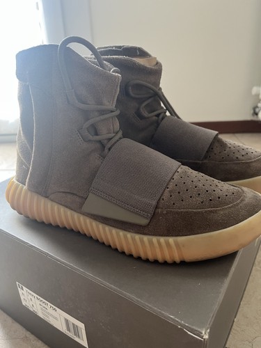 Adidas Yeezy Boost 750 Chocolate Light Brown Gum BY2456 Men's Sz 8