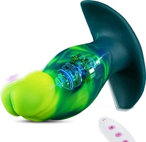 6.5" Vibrating Butt Plug Large Buttplug Vibrating Anal Plug Prostate Massage - Picture 1 of 7