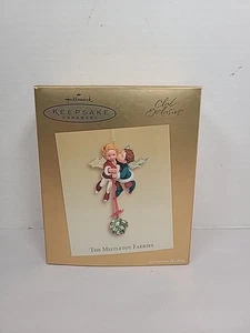 Vtg Hallmark Christmas Ornament Mistletot Faeries 2003 mistletoe Club Exclusive - Picture 1 of 3