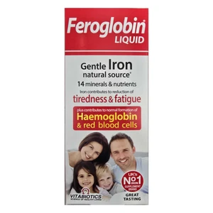 Vitabiotic Feroglobin Liquid Iron Folic Vit B12 500ml - Picture 1 of 1