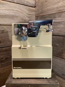 Vintage Rival Electric Can Opener Model 781/5 Powers On MCM Art Deco Works EUC - Picture 1 of 8