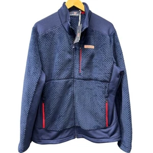 Vineyard Vines Jacke Herren Large Deep Bay Blue Full Zip Performance Fleece NEU - Bild 1 von 11