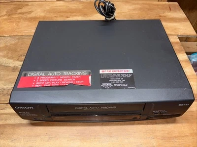 ORION VR0212A VHS VCR Player - Tested & Working No Remote - Image 1 of 4