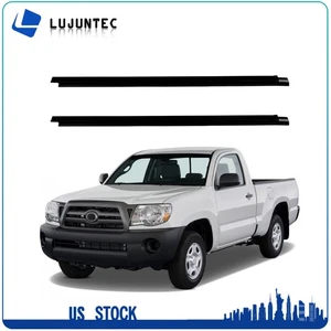 2 Fits 1995-2004 Toyota Tacoma 2Door Door Window Moulding Weatherstrip Seal Belt - Picture 1 of 5