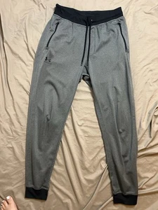 Pantalón de chándal Under Armour ColdGear holgado gris gimnasio deportivo para hombre mediano - Imagen 1 de 11