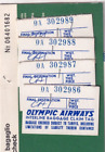 ALITALIA  PASSENGER  TICKET & BAGGAGE CHECK WITH CAIRO BAG LABELS