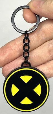 X Men Wolverine Marvel Comics logotipo redondo llavero de metal Foto 1 de 3