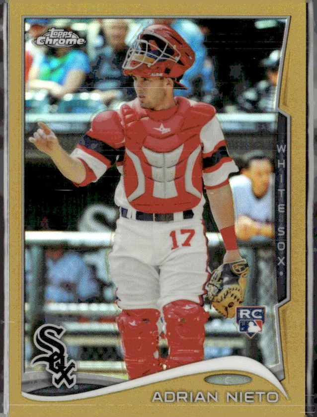 2014 Topps Update #MB-16 Adrian Nieto Gold #/250 Chicago White Sox (E) - Image 1 of 2