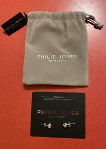 Orecchini da damigella d'onore in argento di Philip Jones - Foto 1 di 8