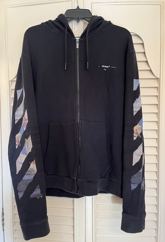 Felpa con cappuccio Virgil Abloh XL Impressionism Monet Arrow Off White