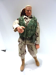 GI Joe 12'' Action Military Doll - PAWTUCKET.R.I.02862 -Hasbro Inc.1996 TACTICAL - Picture 1 of 3