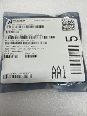 MCP1825T-ADJE/DC Microchip Technology Linear Voltage Regulator - 250 pcs NEW - Image 1 of 2