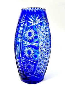 Gräflich Schaffgot'sche Josephinenhütte Kristall Vase Schreiberhau um 1925 - Bild 1 von 7