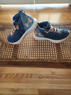 UNDER ARMOUR JET 3021184-500 BLUE SNEAKERS SIZE 6.5Y - Image 1 of 4