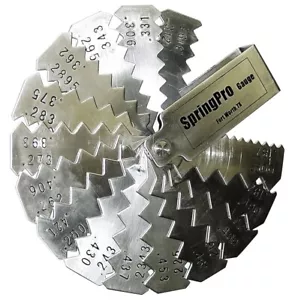Garage Door Torsion Spring Wire Gauge (Multi-Leaf) (Stainless Steel) - Picture 1 of 2