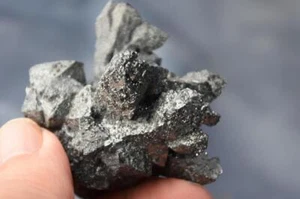 SELTENER mineralischer pseudomorpher Hämatit NACH Magnetit groß 2" Argentinien 665aa - Bild 1 von 23