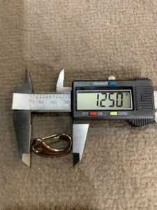 stainless steel carabiner spring clips/ Small 1.25" - Picture 1 of 4