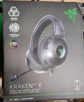 Razer Kraken V3 X Wired USB Gaming Headset Open Box - Image 1 of 2