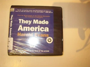 THEY MADE AMERICA by HAROLD EVANS Audiobook on 5 CDs  - Picture 1 of 3