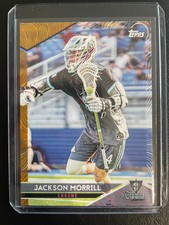 Jackson Morrill 2022 Topps Premier Lacrosse League PLL Gold Card #01/50
