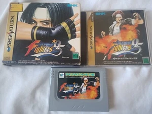 King of Fighters 95 mit ROM Cart Sega Saturn Japan Import US-Verkäufer - Bild 1 von 18