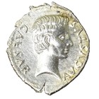 Augustus The Sacrilege of Tarpeia Ar Denarius Roman Empire 19 Bc Novelty Strike