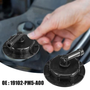 Car Coolant Reservoir Tank Cap Fit for Honda Civic Accord for Acura CL Black - Picture 1 of 6