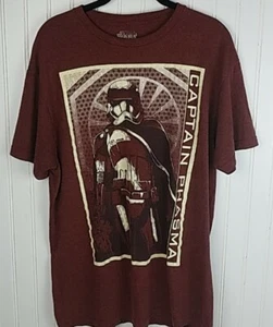 Star Wars Captain Phasma Red Heathered T-shirt Large Men's Short Sleeve Soft - Picture 1 of 7