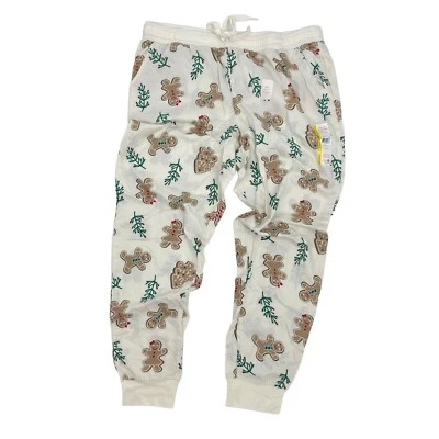 Pantalón de pijama Secret Treasures para mujer grande pan de jengibre hombre franela de Navidad nuevo con etiquetas Foto 1 de 4