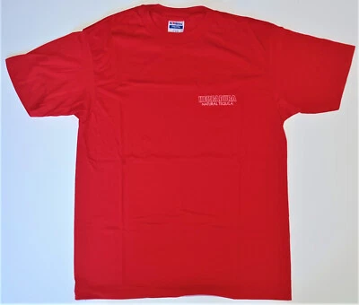 Vtg Herradura 80s Tequila XL Red Cotton Shirt NOS - Image 1 of 4