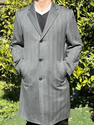 Custom Made Luxury Corneliani Individual Royal Trench Coat Jacket Size 50 Drop 8 - Image 1 of 4