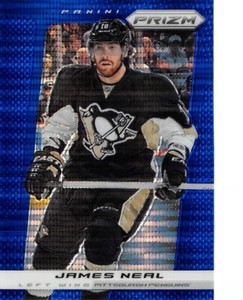 2013-14 Panini Prizm Prizms Blue Pulsar #89 James Neal