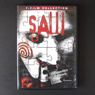 SAW 7-Film Collection DVD 2017 Unrated Gore Horror Films 00s - Image 1 of 2