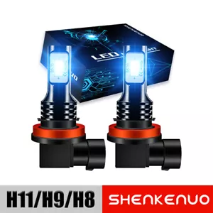 Bombilla de luz baja LED H11 azul para Chevy Silverado Suburban 1500 2500 A++ - Imagen 1 de 7