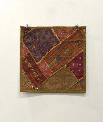 枕垫手工刺绣拼布靠垫套 — 第 1/2 张图片