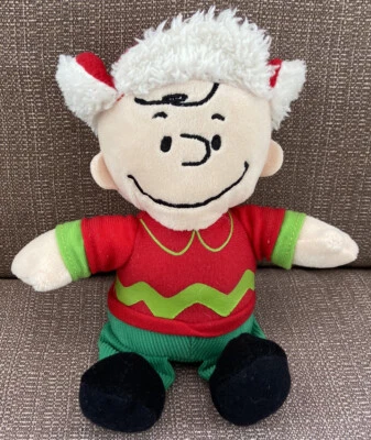 Peluche CHARLIE BROWN/CACAHUETES 9" Alto MÚSICO "Te deseamos una Feliz Navidad" Foto 1 de 4