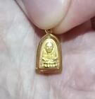 High quality Real 18k gold Tiny Buddha monk Small Buddha pendant for protection 