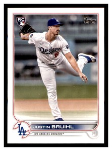 2022 Topps #658 JUSTIN BRUIHL RC Los Angeles Dodgers ~A1R