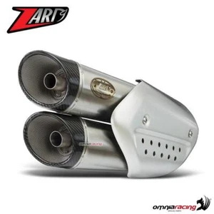 Zard exhaust steel racing with carbon cap for Triumph Scrambler 1200 2019-2020 - Picture 1 of 5