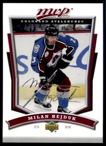 2007-08 Upper Deck MVP Milan Hejduk Colorado Avalanche #7