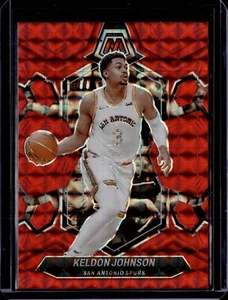 2023-24 Panini Mosaic KELDON JOHNSON Red #119 San Antonio Spurs - Picture 1 of 2