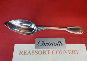 SPITZER ENTREMETS LÖFFEL CHRISTOFLE CHINON NETZ 18,5 CM SCHÖNER ZUSTAND VERSILBERT  - Bild 1 von 3