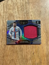 Gerard Pique - 2022-23 Panini Select La Liga Jumbo Patch Silver Prizm #JS-GP